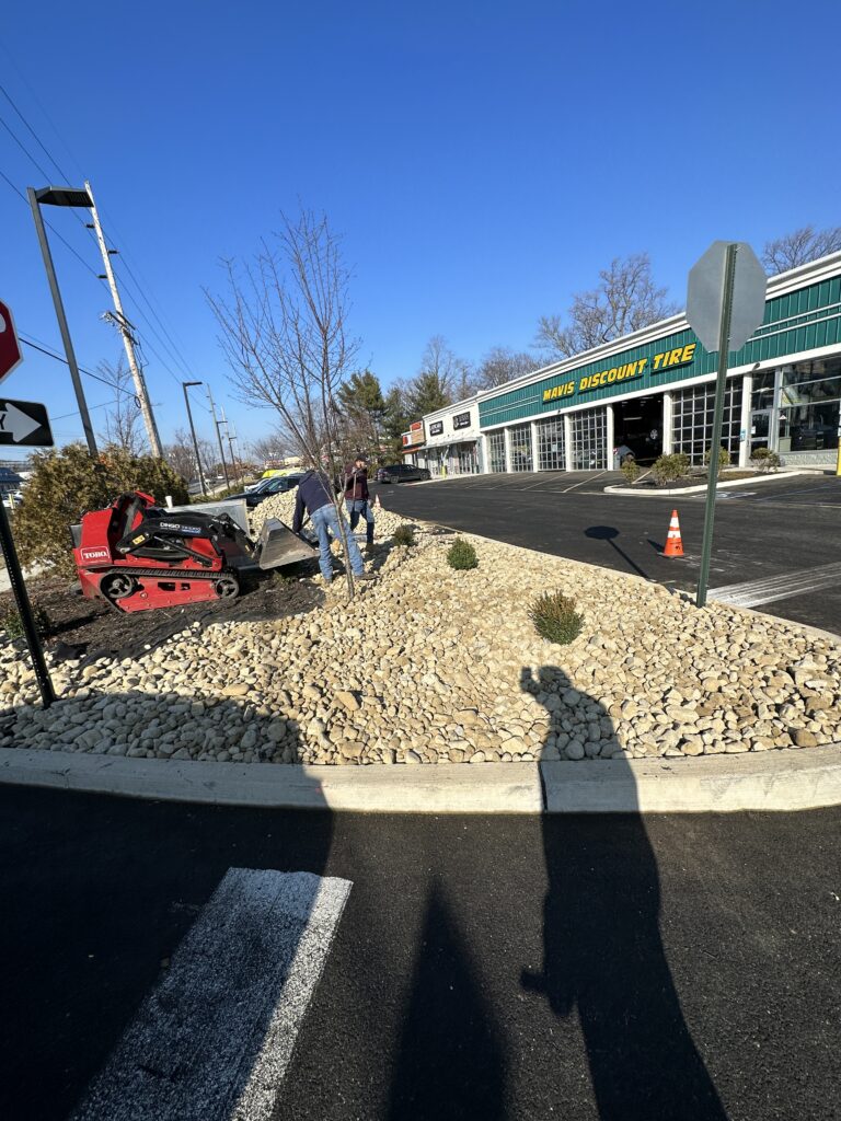 Property Maintenance - rock installation